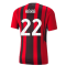 2021-2022 AC Milan Authentic Home Shirt (KAKA 22)