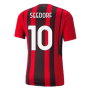 2021-2022 AC Milan Authentic Home Shirt (SEEDORF 10)