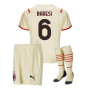 2021-2022 AC Milan Away Mini Kit (BARESI 6)