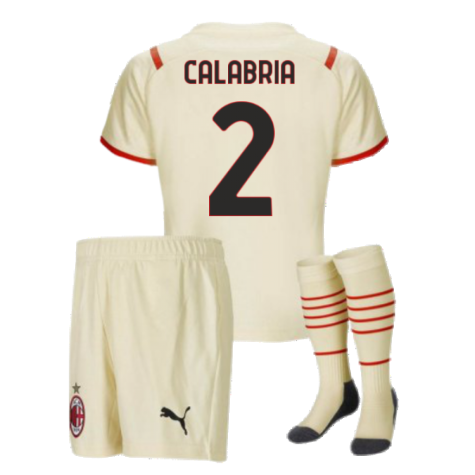 2021-2022 AC Milan Away Mini Kit (CALABRIA 2)