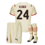 2021-2022 AC Milan Away Mini Kit (KJAER 24)