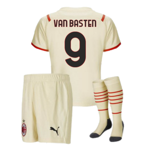 2021-2022 AC Milan Away Mini Kit (VAN BASTEN 9)