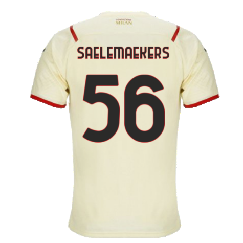 2021-2022 AC Milan Away Shirt (Kids) (SAELEMAEKERS 56)