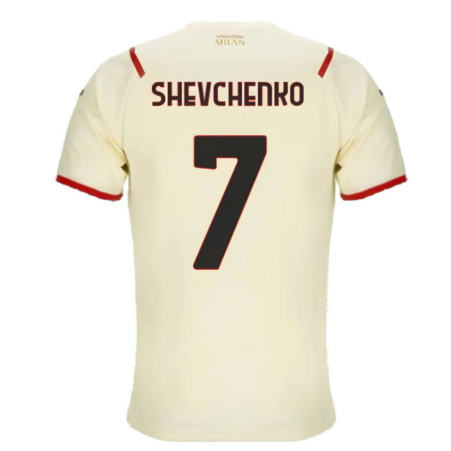2021-2022 AC Milan Away Shirt (Kids) (SHEVCHENKO 7)