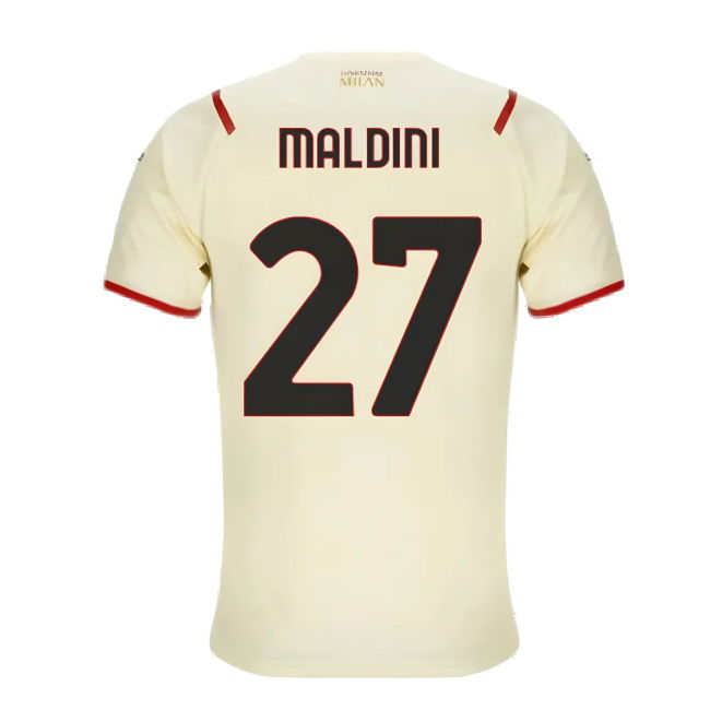 2021-2022 AC Milan Away Shirt (MALDINI 27)