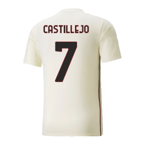 2021-2022 AC Milan Casuals Tee (Afterglow) (CASTILLEJO 7)