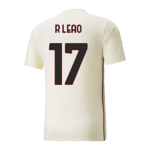 2021-2022 AC Milan Casuals Tee (Afterglow) (R LEAO 17)