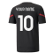 2021-2022 AC Milan Pre-Match Jersey (Black) (Your Name)