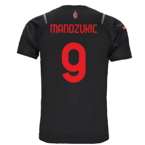 2021-2022 AC Milan Third Shirt (Kids) (MANDZUKIC 9)