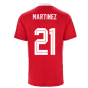 2021-2022 Ajax Training Jersey (Red) (MARTINEZ 21)