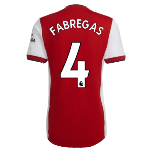 2021-2022 Arsenal Authentic Home Shirt (FABREGAS 4)