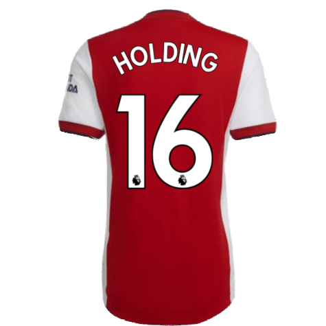 2021-2022 Arsenal Authentic Home Shirt (HOLDING 16)