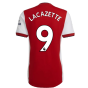 2021-2022 Arsenal Authentic Home Shirt (LACAZETTE 9)