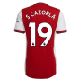2021-2022 Arsenal Authentic Home Shirt (S CAZORLA 19)