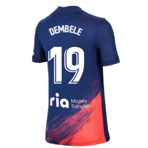 2021-2022 Atletico Madrid Away Shirt (Kids) (DEMBELE 19)