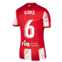2021-2022 Atletico Madrid Home Shirt (Kids) (KOKE 6)
