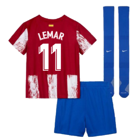 2021-2022 Atletico Madrid Little Boys Home Shirt (LEMAR 11)