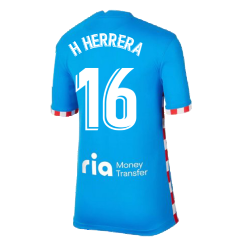 2021-2022 Atletico Madrid Third Shirt (Kids) (H HERRERA 16)