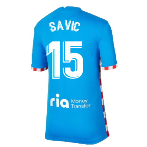2021-2022 Atletico Madrid Third Shirt (Kids) (SAVIC 15)