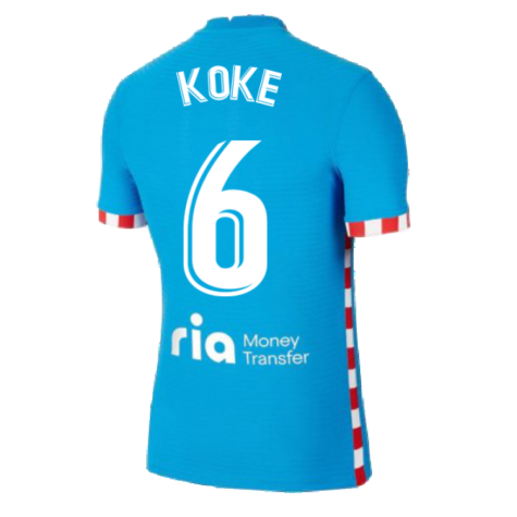 2021-2022 Atletico Madrid Vapor 3rd Shirt (KOKE 6)