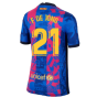 2021-2022 Barcelona 3rd Shirt (Kids) (F DE JONG 21)