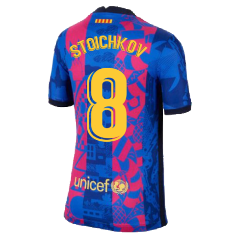 2021-2022 Barcelona 3rd Shirt (Kids) (STOICHKOV 8)