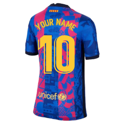 2021-2022 Barcelona 3rd Shirt (Kids) (Your Name)
