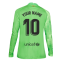 2021-2022 Barcelona Goalkeeper Shirt (Green) (Your Name)