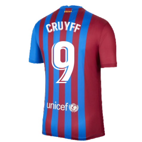 2021-2022 Barcelona Home Shirt (CRUYFF 9)