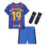 2021-2022 Barcelona Infants 3rd Kit (KUN AGUERO 19)
