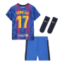 2021-2022 Barcelona Infants 3rd Kit (TRINCAO 17)