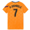 2021-2022 Barcelona Pre-Match Jersey (Orange) (O DEMBELE 7)