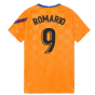 2021-2022 Barcelona Pre-Match Jersey (Orange) (ROMARIO 9)