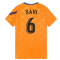 2021-2022 Barcelona Pre-Match Jersey (Orange) (XAVI 6)