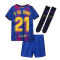 2021-2022 Barcelona Third Mini Kit (F DE JONG 21)