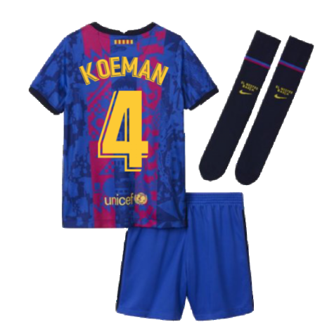 2021-2022 Barcelona Third Mini Kit (KOEMAN 4)