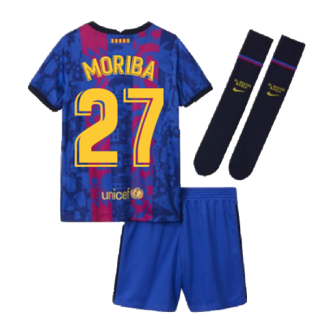 2021-2022 Barcelona Third Mini Kit (MORIBA 27)