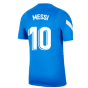 2021-2022 Barcelona Training Shirt (Blue) (MESSI 10)