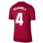 2021-2022 Barcelona Training Shirt (Noble Red) (GUARDIOLA 4)