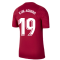 2021-2022 Barcelona Training Shirt (Noble Red) (KUN AGUERO 19)