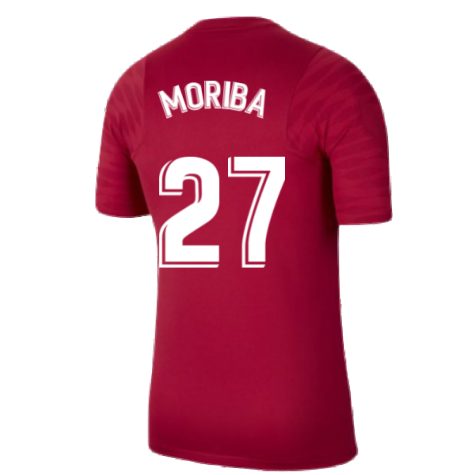 2021-2022 Barcelona Training Shirt (Noble Red) (MORIBA 27)