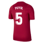 2021-2022 Barcelona Training Shirt (Noble Red) (PUYOL 5)