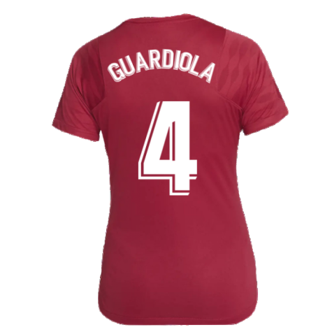 2021-2022 Barcelona Training Shirt (Noble Red) - Womens (GUARDIOLA 4)