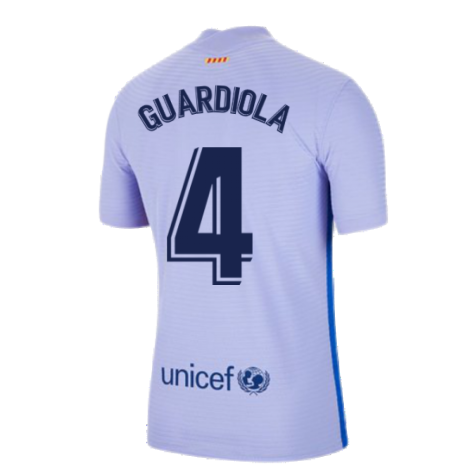 2021-2022 Barcelona Vapor Away Shirt (GUARDIOLA 4)
