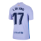 2021-2022 Barcelona Vapor Away Shirt (L DE JONG 17)
