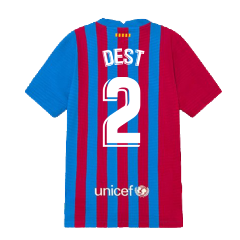 2021-2022 Barcelona Vapor Match Home Shirt (Kids) (DEST 2)