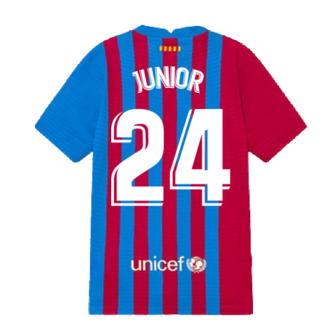 2021-2022 Barcelona Vapor Match Home Shirt (Kids) (JUNIOR 24)