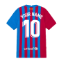 2021-2022 Barcelona Vapor Match Home Shirt (Kids) (Your Name)