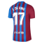 2021-2022 Barcelona Vapor Match Home Shirt (L DE JONG 17)