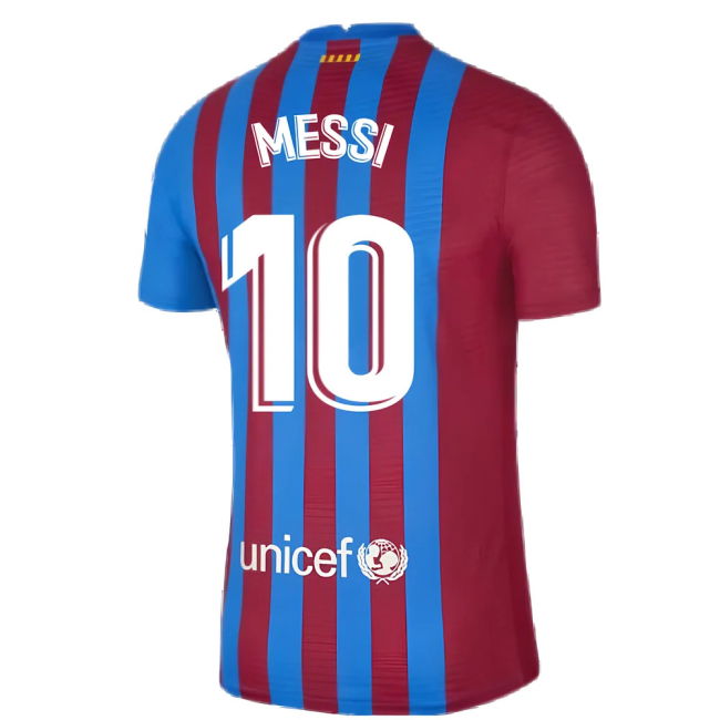 2021-2022 Barcelona Vapor Match Home Shirt (MESSI 10)